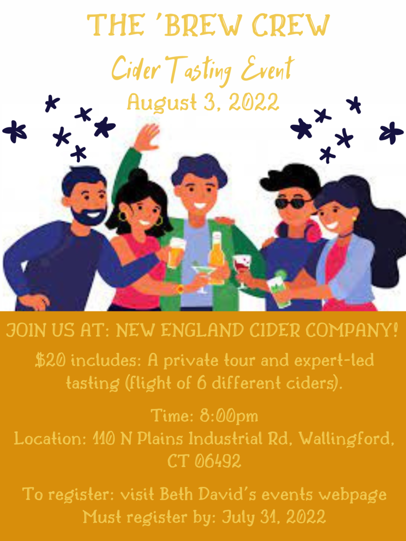 Banner Image for Brew Crew: Cider Tasting event at: New England Cider Company